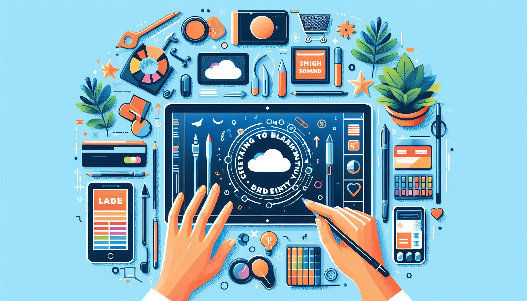 creating a brand identity image